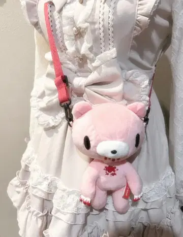 [ 미개봉 새상품 ] 그루미 봉제 인형 미니백 핑크 GLOOMY 숄더백