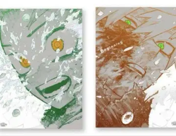 [ 새상품 ] A2 아트 포스터 2매 세트 나의 히어로 아카데미아 원화전