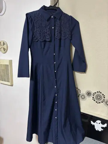 tocco closet의 레이스 셔츠 원피스