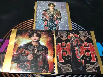 [컴프!] EXILE 사토 타이키 포토 카드 3종 세트 시크릿 레어