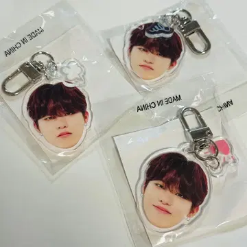 Treasure 가챠 얼굴 아크링 키링 정우 희로애락