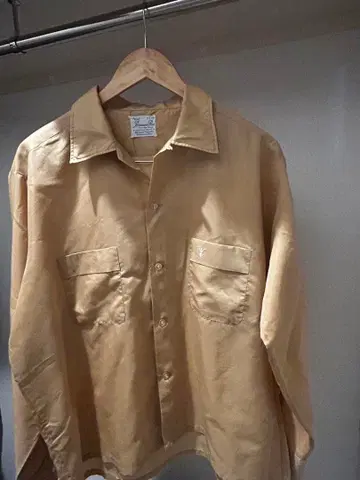 Permanent Press 베이지 L 긴팔 셔츠