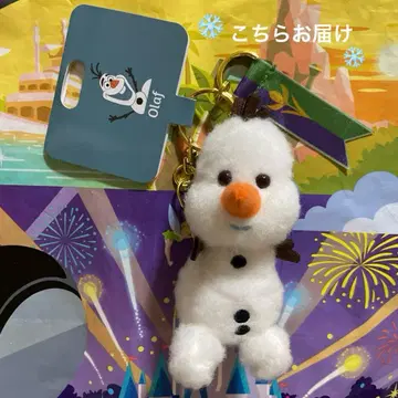 올라프 플러시 키체인 안나 디즈니 스토어