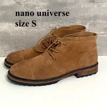 11/10까지 나노 유니버스 스트레이트 팁 스웨이드 신발 브라운 S