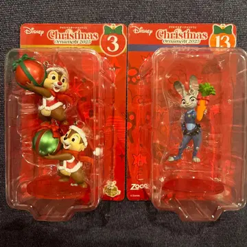 디즈니 크리스마스 오너먼트 2025년 2체 세트