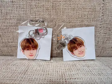 TREASURE 아사히 캡슐 토이 얼굴 아크링 키링 희열