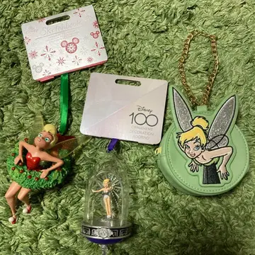팅커벨 크리스마스 오너먼트 참 세트