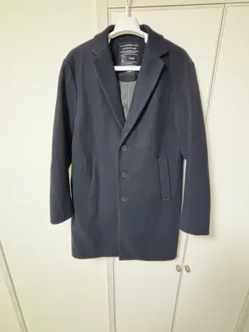 남성용 코트 네이비 체스터 코트 울 계열 레이지블루