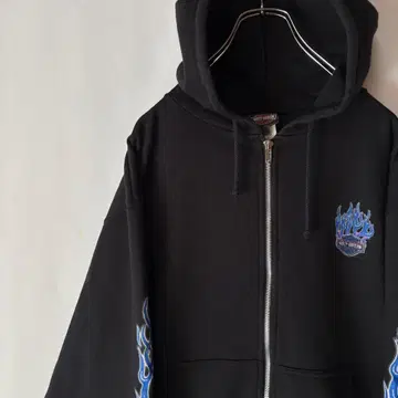 할리데이비슨 후드 맨투맨 트레이닝복 블랙 프레임 패턴 구제 의류