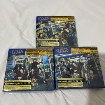 SixTONES GOLD 3 형태 세트