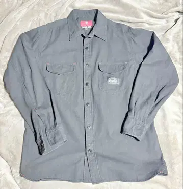 크림 소다 긴팔 코튼 셔츠 L