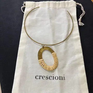 crescioni 오벌 펜던트 목걸이