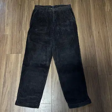 브라운 코듀로이 팬츠 Dockers 구제 의류 XL 상당 W36