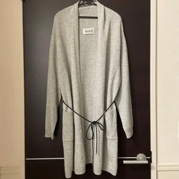 ROPE 그레이 롱 가디건 M 사이즈