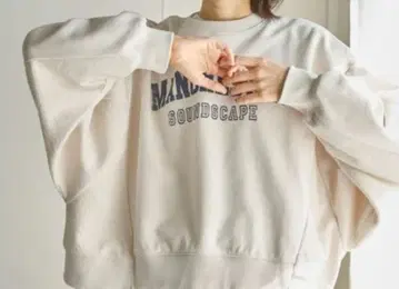 샌드 블라스트 풍 리메이크 풀오버