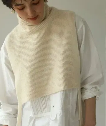 todayful 레이어드 터틀넥 니트 베스트