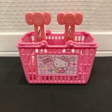 헬로키티 플라스틱 바스켓 세탁 집게 포함