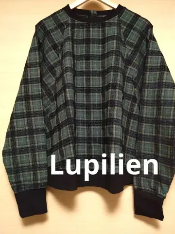 Lupilien 몰 체크 돌먼 풀오버 F