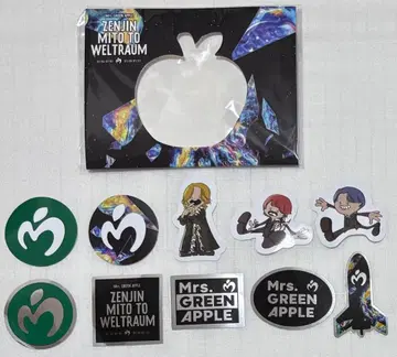 미세스 그린애플 젠진미도와 벨트라움 굿즈 플렉 스티커