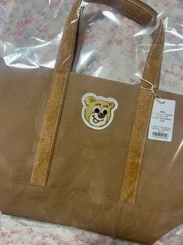 러브러리 바이 페일러 올드 테디 와펜 토트백 소 베이지