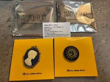 Mrs. GREEN APPLE 바벨탑 가챠 카메오 핀즈 C 와카이 로고