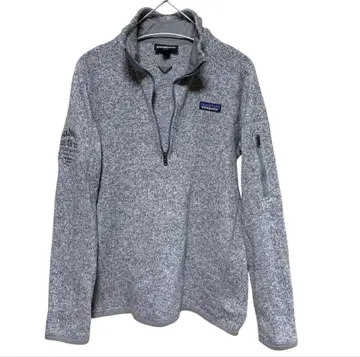 Patagonia 플리스 하프 지퍼 자켓 그레이