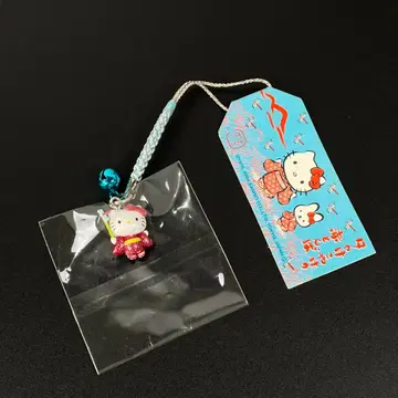 헬로키티 스트랩 석양 노을의 빨간 잠자리 Sanrio