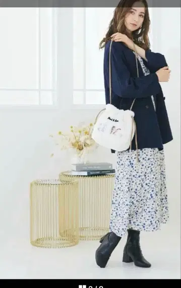 새상품 폴앤조 액세서리 모코모코 숄더백 고양이 정가 7590