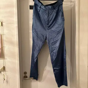 HARE 새틴 이지 팬츠 블루 FREE 사이즈