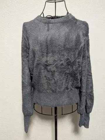 그린 레이블 릴랙싱 퍼풍 그레이 긴팔 상의