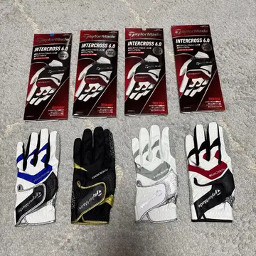 골프 그로브 새상품 4색 세트. 25cm 4점 세트.