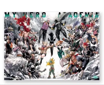 [ 새상품 ] 나의 히어로 아카데미아 원화전 B2 포스터 키 비주얼