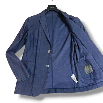 MACKINTOSH LONDON 언라이닝 자켓 네이비 린넨 혼방 M