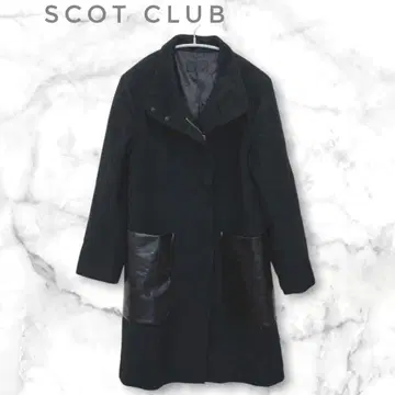 스콧 클럽 SCOTCLUB 빅 포켓 코트 블랙