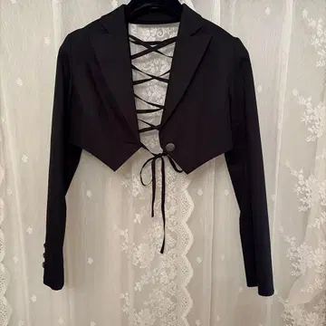 BPN 숏 자켓 볼레로 블랙피스나우 고스로리 Sheglit