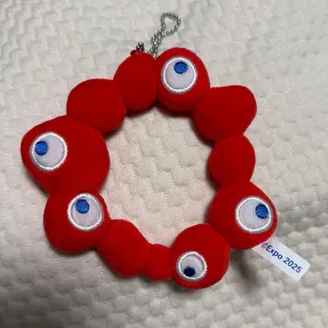 오사카 엑스포 미야쿠미야쿠 로고 마스코트 키링 키체인