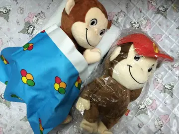 호기심 많은 조지 봉제 인형 2개 세트