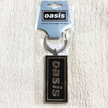 oasis 공식 메탈 로고 키링 10월 내한 기념 오아시스 블랙