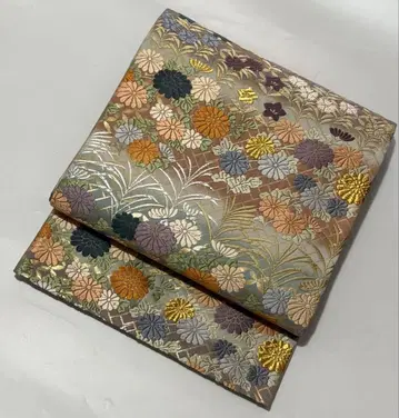 인기 당오리 가을 풀꽃 무늬 캐주얼 오비