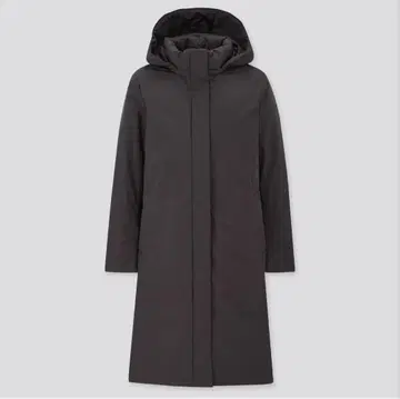 UNIQLO 유니클로 하이브리드 다운 롱 코트 XL 사이즈