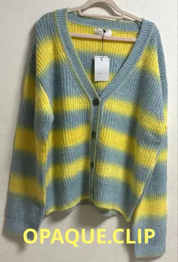 OPAQUE.CLIP 그라데이션 컬러 가디건