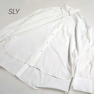 슬라이 SLY 오버 셔츠 사라사라 빅 실루엣