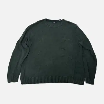CHAPS 크루넥 스웨터 XL 다크 그린