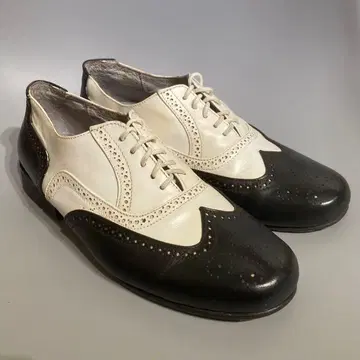70's Aris Allen White&Black WingTip Shoe