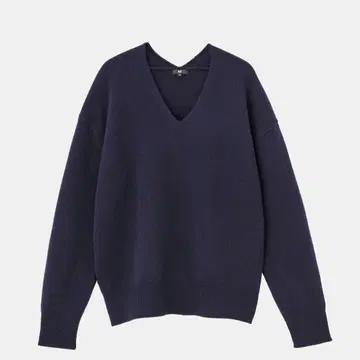 [ 새상품 ] PLST 엑스트라 파인 메리노울 미들넥 V넥 스웨터