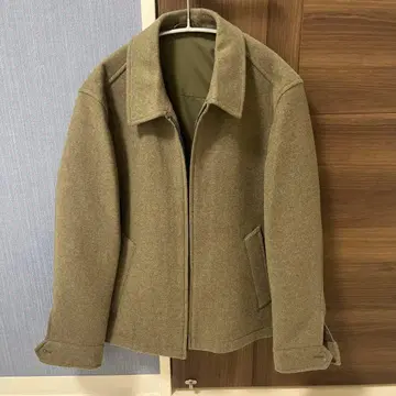 UNIQLO 싱글 컬러 숏 블루종 S 사이즈