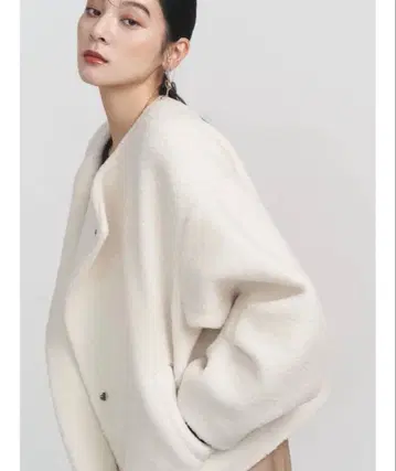 LAGUNAMOON 화이트 보아 블루종