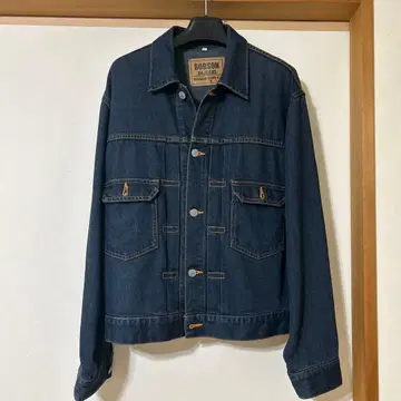 BOBSON 다크 블루 데님 자켓