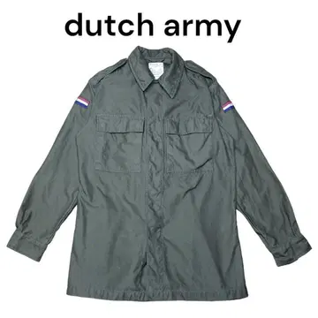 네덜란드군 밀리터리 자켓 구제 의류 군용품 국기 MILITARY