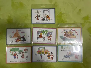 [최종 가격 인하] TDL 푸우 엽서 7장 세트